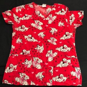 101 Dalmatians scrub top